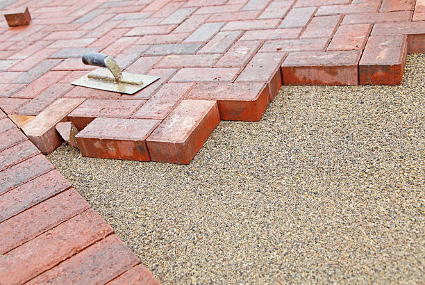 Residential Paver Driveway in Saddle River, NJ